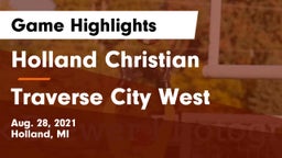 Holland Christian vs Traverse City West  Game Highlights - Aug. 28, 2021