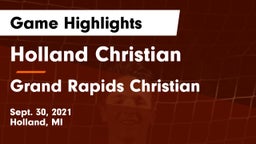Holland Christian vs Grand Rapids Christian  Game Highlights - Sept. 30, 2021