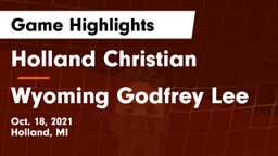 Holland Christian vs Wyoming Godfrey Lee Game Highlights - Oct. 18, 2021