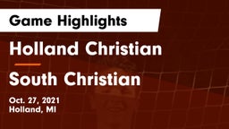 Holland Christian vs South Christian  Game Highlights - Oct. 27, 2021