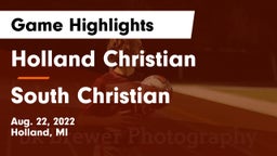 Holland Christian vs South Christian  Game Highlights - Aug. 22, 2022
