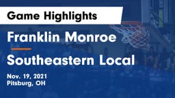 Franklin Monroe  vs Southeastern Local  Game Highlights - Nov. 19, 2021