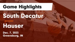 South Decatur  vs Hauser Game Highlights - Dec. 7, 2023