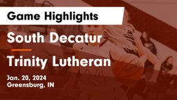 South Decatur  vs Trinity Lutheran  Game Highlights - Jan. 20, 2024