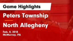 Peters Township  vs North Allegheny Game Highlights - Feb. 8, 2018