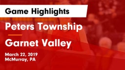 Peters Township  vs Garnet Valley  Game Highlights - March 22, 2019