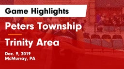 Peters Township  vs Trinity Area  Game Highlights - Dec. 9, 2019