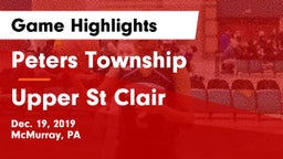 Peters Township  vs Upper St Clair Game Highlights - Dec. 19, 2019