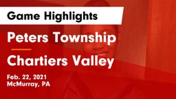 Peters Township  vs Chartiers Valley  Game Highlights - Feb. 22, 2021