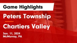 Peters Township  vs Chartiers Valley  Game Highlights - Jan. 11, 2024