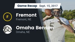 Recap: Fremont  vs. Omaha Benson  2017