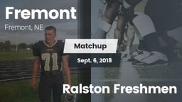 Matchup: Fremont  vs. Ralston Freshmen 2018