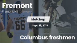 Matchup: Fremont  vs. Columbus freshmen 2019