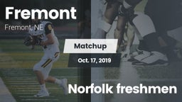 Matchup: Fremont  vs. Norfolk freshmen 2019