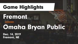 Fremont  vs Omaha Bryan Public  Game Highlights - Dec. 14, 2019