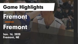 Fremont  vs Fremont  Game Highlights - Jan. 16, 2020