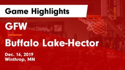 GFW  vs Buffalo Lake-Hector  Game Highlights - Dec. 16, 2019
