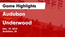 Audubon  vs Underwood  Game Highlights - Dec. 19, 2019