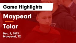 Maypearl  vs Tolar  Game Highlights - Dec. 8, 2023