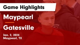 Maypearl  vs Gatesville  Game Highlights - Jan. 2, 2024