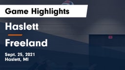 Haslett  vs Freeland Game Highlights - Sept. 25, 2021