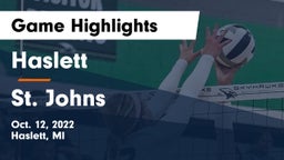 Haslett  vs St. Johns  Game Highlights - Oct. 12, 2022
