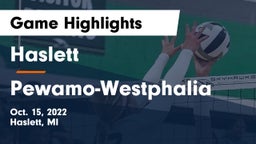 Haslett  vs Pewamo-Westphalia  Game Highlights - Oct. 15, 2022