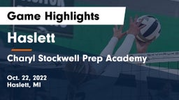 Haslett  vs Charyl Stockwell Prep Academy Game Highlights - Oct. 22, 2022