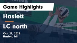 Haslett  vs LC north Game Highlights - Oct. 29, 2022