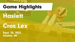 Haslett  vs Cros Lex Game Highlights - Sept. 30, 2023
