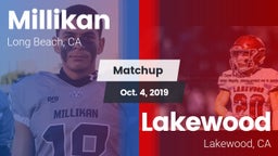 Matchup: Millikan  vs. Lakewood  2019