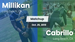 Matchup: Millikan  vs. Cabrillo  2019