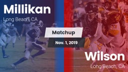Matchup: Millikan  vs. Wilson  2019