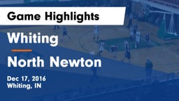 Whiting  vs North Newton  Game Highlights - Dec 17, 2016