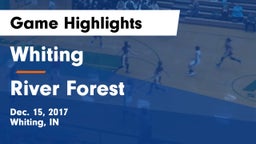 Whiting  vs River Forest  Game Highlights - Dec. 15, 2017