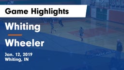 Whiting  vs Wheeler  Game Highlights - Jan. 12, 2019