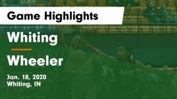 Whiting  vs Wheeler  Game Highlights - Jan. 18, 2020