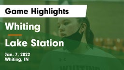 Whiting  vs Lake Station Game Highlights - Jan. 7, 2022