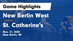 New Berlin West  vs St. Catherine's  Game Highlights - Nov. 21, 2020