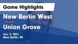 New Berlin West  vs Union Grove  Game Highlights - Jan. 9, 2021