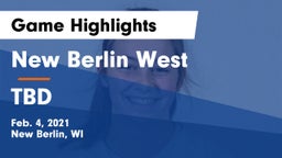 New Berlin West  vs TBD Game Highlights - Feb. 4, 2021