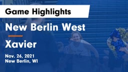 New Berlin West  vs Xavier  Game Highlights - Nov. 26, 2021