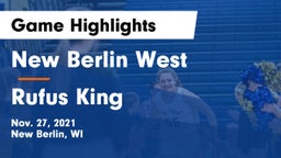 New Berlin West  vs Rufus King  Game Highlights - Nov. 27, 2021