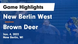 New Berlin West  vs Brown Deer  Game Highlights - Jan. 4, 2022