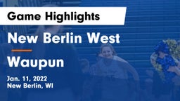 New Berlin West  vs Waupun  Game Highlights - Jan. 11, 2022