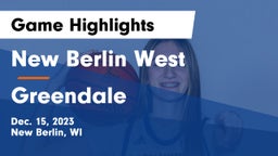 New Berlin West  vs Greendale  Game Highlights - Dec. 15, 2023
