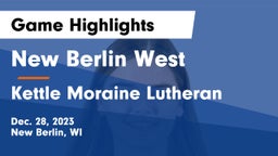 New Berlin West  vs Kettle Moraine Lutheran  Game Highlights - Dec. 28, 2023
