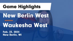 New Berlin West  vs Waukesha West  Game Highlights - Feb. 23, 2024