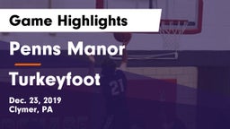 Penns Manor  vs Turkeyfoot Game Highlights - Dec. 23, 2019