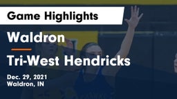 Waldron  vs Tri-West Hendricks  Game Highlights - Dec. 29, 2021